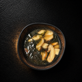 Miso zupa ar lasi