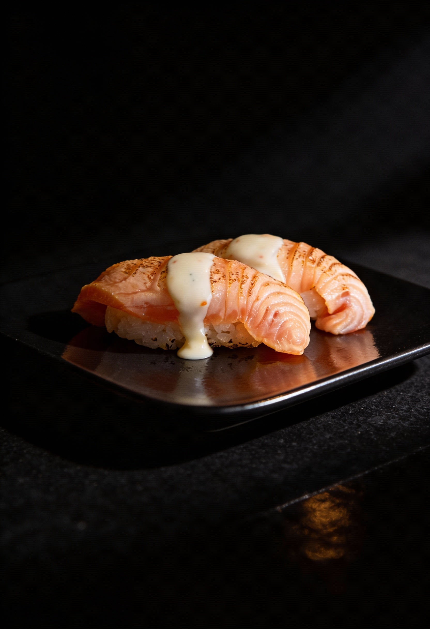 Salmon Tataki Nigiri